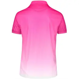 Mens Dakota Golf Shirt Pink Back